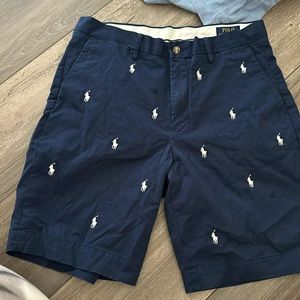 Navy blue polo shorts size 32